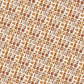 Mid-Century Geometric Mural Wallpaper with Earthy Mosaic Motifs Mural Wallpaper - room preview 02