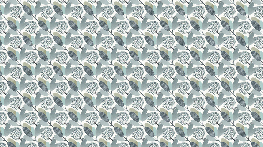Papier peint mural botanique Banksia — Papier peint mural floral scandinave moderne printable artwork