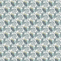 Botanical Banksia Mural Wallpaper — Modern Scandinavian Floral Mural Wallpaper - room preview 02