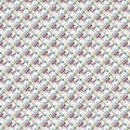 Dotted Diagonal Grid Mural Wallpaper in Muted Multicolored Tones Mural Wallpaper - room preview 02