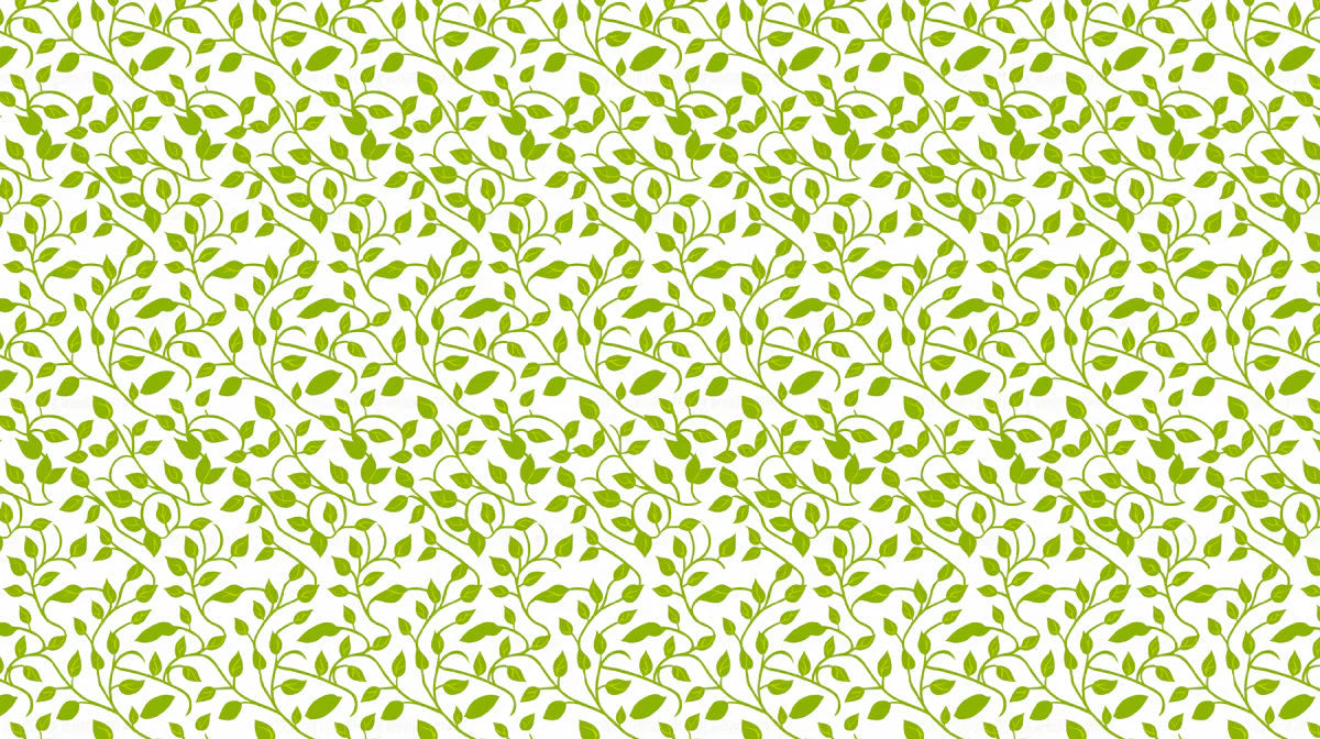 Spring Vine Leaf Pattern Mural Wallpaper — Fresh Botanical Style Mural Wallpaper - room preview 02