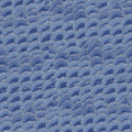 Indigo Fan Scale Mural Wallpaper — Modern Geometric Coastal Style Mural Wallpaper - room preview 02