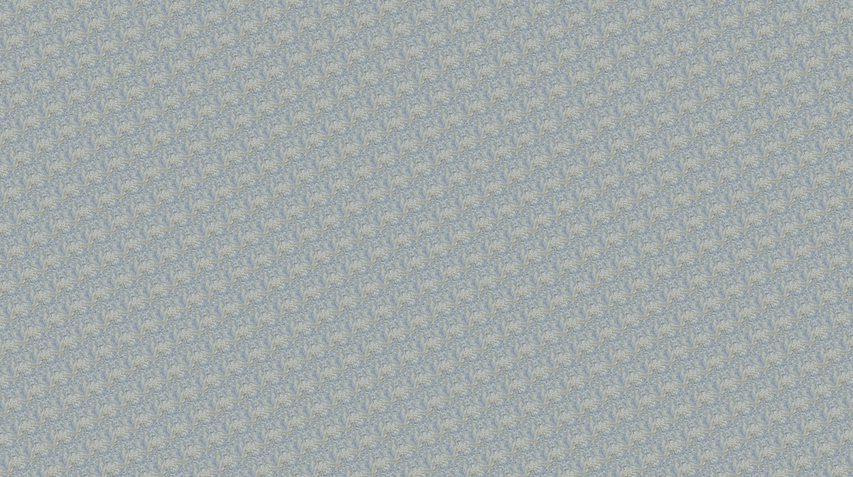 Blue-Gray Fern Mural Wallpaper — Elegant Botanical Pattern Mural Wallpaper - room preview 02