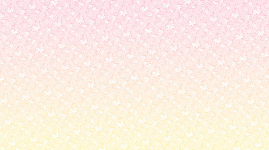 Ombre Wallpaper Mural – Gradient Wall Mural – Ombre Maple Leaf —Soft Pastel Gradient printable artwork