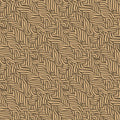 Abstract Organic Wave Mural Wallpaper — Neutral Earthy Pattern Mural Wallpaper - room preview 02