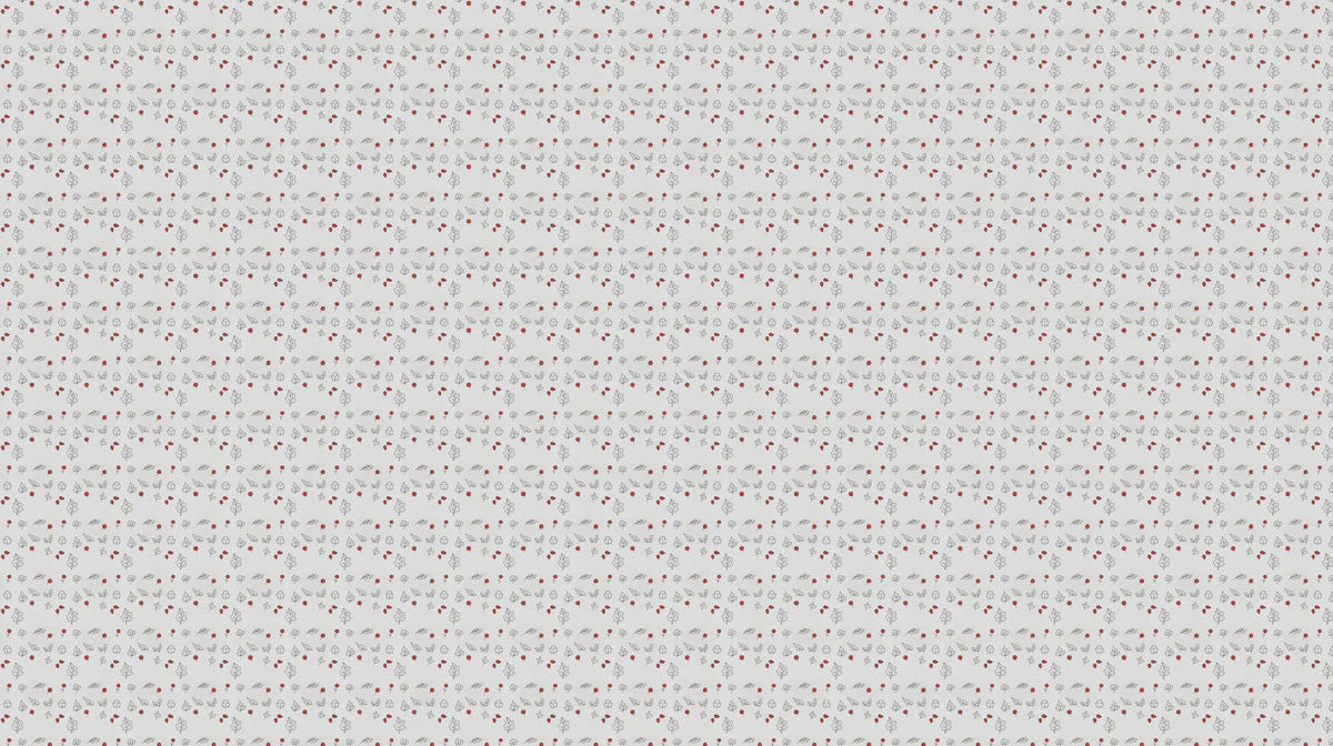 Rustic Dotted Leaf Mural Wallpaper — Minimalist Nature Pattern Mural Wallpaper - room preview 02