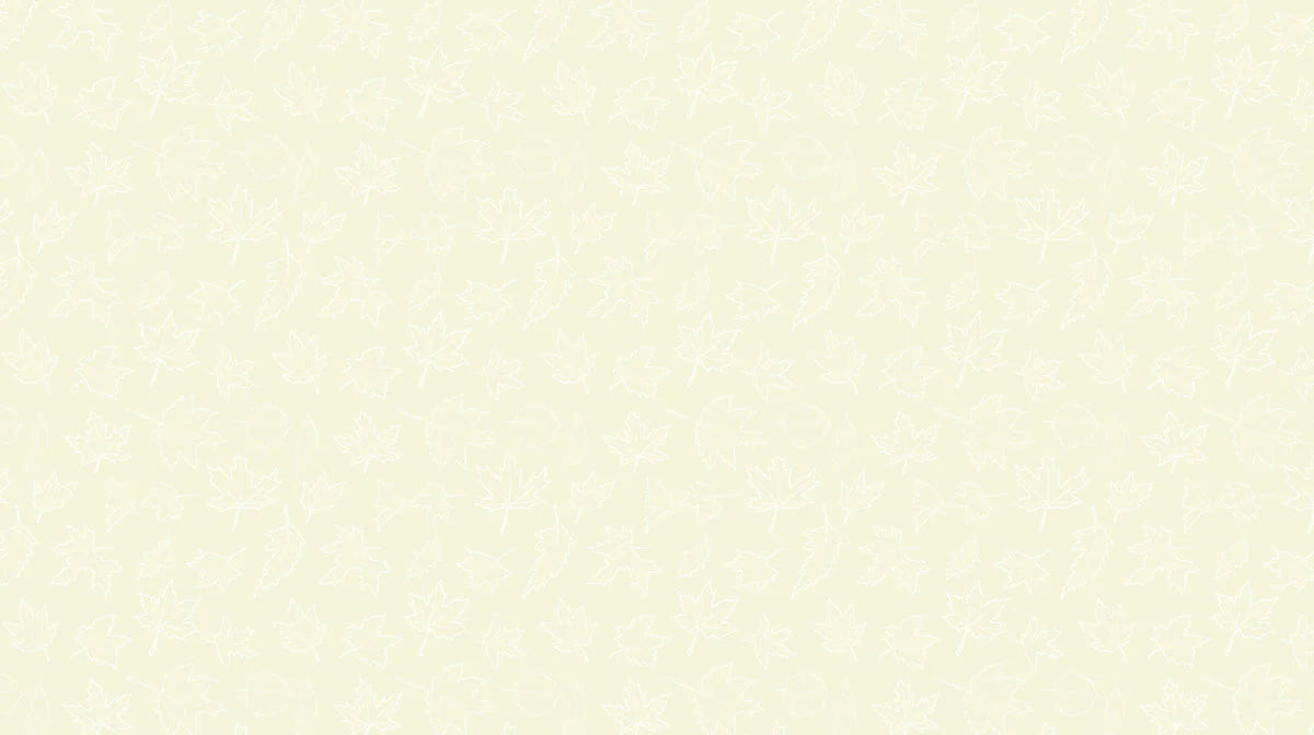 Minimalist Maple Leaf Mural Wallpaper — Cream and Soft White Mural Wallpaper - room preview 02