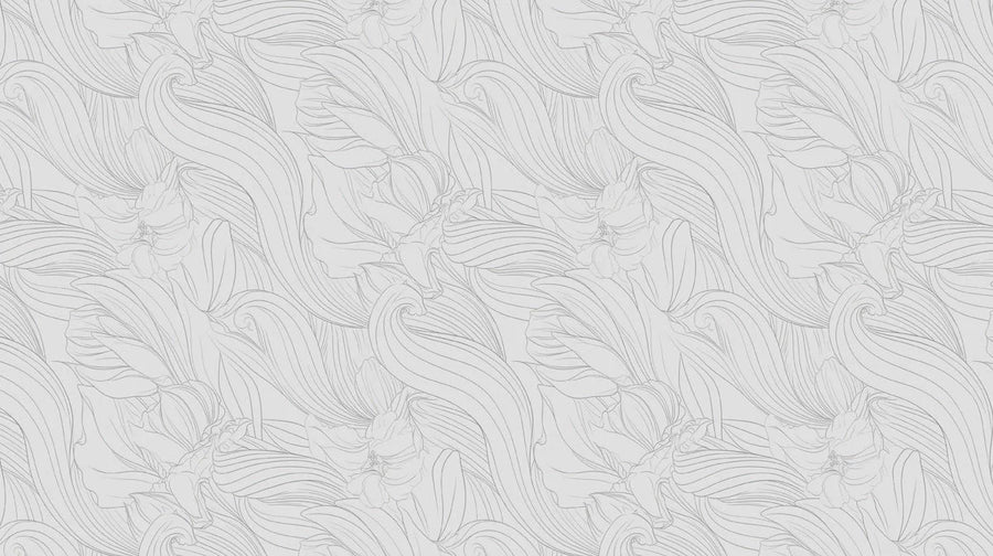 Abstract Wallpaper Mural – Modern Art Wall Mural – Minimalist Swirling Floral — Soft Line Art Design printable artwork