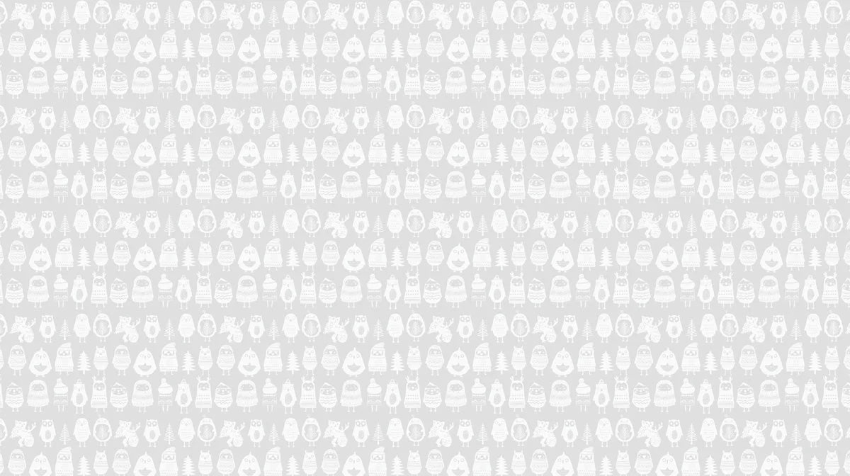 Woodland Owls and Deer Mural Wallpaper — Minimalist Sketch Design Mural Wallpaper - room preview 02