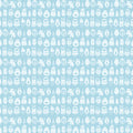 Nordic Woodland Animal Mural Wallpaper —Whimsical Soft Blue Mural Wallpaper - room preview 02