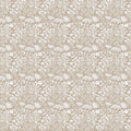 Meadow Wildflower Mural Wallpaper in Soft Taupe and White Mural Wallpaper - room preview 02