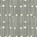 Minimalist Dandelion Meadow Mural Wallpaper — Charcoal and Cream Mural Wallpaper - room preview 02