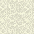 Abstract Leaf Silhouette Mural Wallpaper — Soft Neutral Design Mural Wallpaper - room preview 02