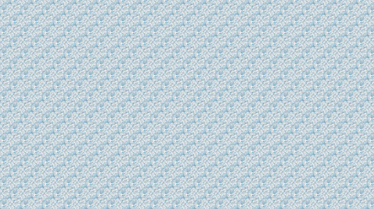 Whirling Blue Swirls Mural Wallpaper — Fluid Artistic Pattern Mural Wallpaper - room preview 02