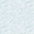 Whispering Currents Mural Wallpaper — Soft Blue Abstract Swirls Mural Wallpaper - room preview 02