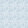Silken Frost Mural Wallpaper — Elegant Swirling Pattern Mural Wallpaper - room preview 02