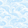 Sky Surge Wave Mural Wallpaper — Fluid Japanese-Inspired Art Mural Wallpaper - room preview 02
