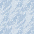 Japanese Wave Line Art Mural Wallpaper — Soft Blue and White Mural Wallpaper - room preview 02