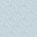 Stormwave Line Art Mural Wallpaper — Soft Blue Swirl Pattern Mural Wallpaper - room preview 02