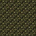 Metallic Diamond Geometric Mural Wallpaper in Antique Gold Mural Wallpaper - room preview 02