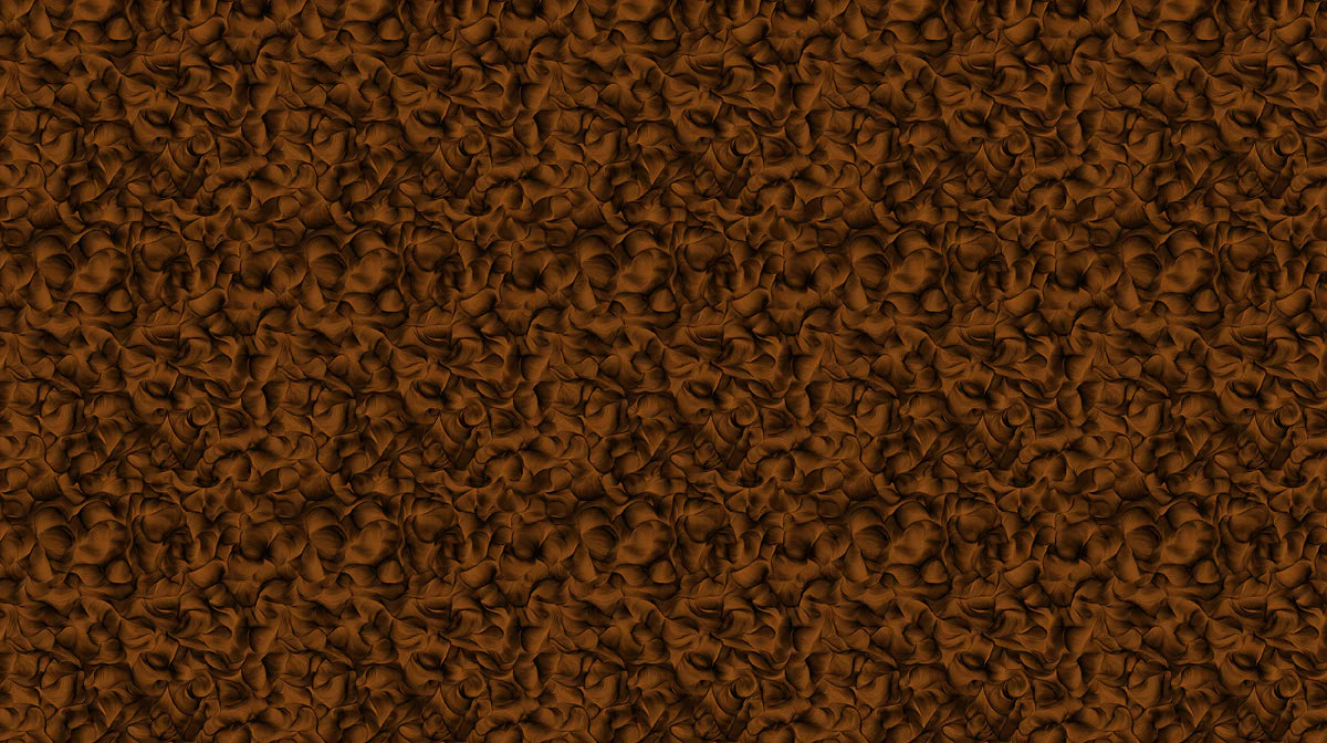 Abstract Petal Swirl Mural Wallpaper in Rich Cocoa Tones Mural Wallpaper - room preview 02