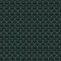 Midnight Botanical Fan Mural Wallpaper — Dark Victorian Pattern Mural Wallpaper - room preview 02