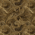 Golden Swirl Fluid Mural Wallpaper — Organic Marble Effect Mural Wallpaper - room preview 02