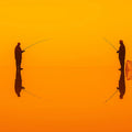 Sunset Fishermen Silhouette Mural Wallpaper — Vibrant Artistic Design Mural Wallpaper - room preview 02
