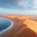 Coastal Desert Fusion Mural Wallpaper Unique Natural Decoration Mural Wallpaper - room preview 02