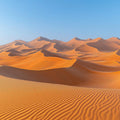 Golden Desert Sands Mural Wallpaper — Minimalist Landscape Mural Wallpaper - room preview 02