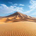 Golden Desert Horizon Mural Wallpaper — Expansive Landscape Design Mural Wallpaper - room preview 02