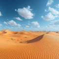 Sahara Dune Horizon Mural Wallpaper — Expansive Desert Landscape Mural Wallpaper - room preview 02