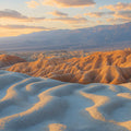 Golden Hour Desert Hills Mural Wallpaper —Warm Landscape Decor Mural Wallpaper - room preview 02