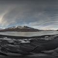 Glacial Mountain Lake Mural Wallpaper — Nordic Landscape Mural Wallpaper - room preview 02