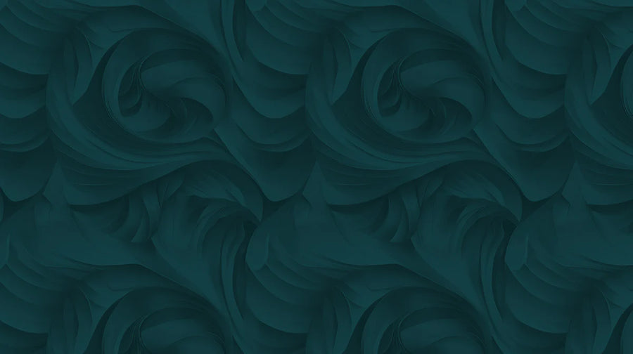 Abstract Wallpaper Mural – Modern Art Wall Mural – Deep Teal Swirls — Modern Abstract Fluid Design printable artwork
