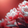 Blush Peony Floral Mural Wallpaper — Romantic Botanical Wall Decor Mural Wallpaper - room preview 02