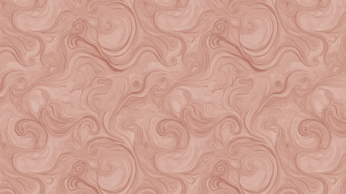 Blush Marble Swirl Mural Wallpaper — Soft Abstract Pattern Mural Wallpaper - room preview 02