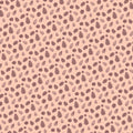 Etched Pinecone Mural Wallpaper — Soft Peach and Brown Botanical Mural Wallpaper - room preview 02