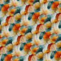 Ginkgo Leaf Botanical Mural Wallpaper — Warm Autumn Palette Mural Wallpaper - room preview 02