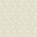 Minimalist Ginkgo Leaf Mural Wallpaper in Cream and Beige Mural Wallpaper - room preview 02