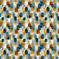 Abstract Geometric Pods Mural Wallpaper — Mid-Century Modern Mural Wallpaper - room preview 02