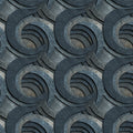 Industrial Swirl Engraving Mural Wallpaper — Architectural Depth Mural Wallpaper - room preview 02