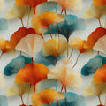 Ginkgo Leaf Grove Mural Wallpaper in Warm Autumnal Tones Mural Wallpaper - room preview 02