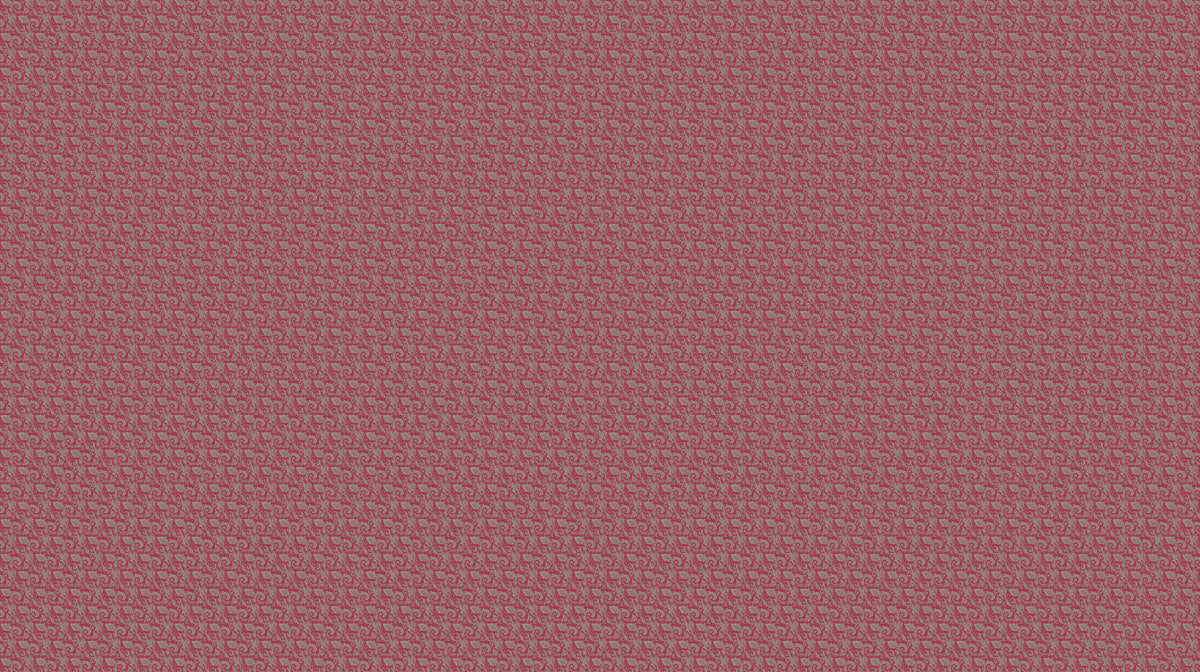 Micro Paisley Repeating Mural Wallpaper — Deep Magenta and Gray Mural Wallpaper - room preview 02