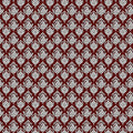 Regal Damask Medallion Mural Wallpaper — Deep Burgundy and Silver Mural Wallpaper - room preview 02