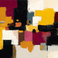 Abstract Geometric Blocks Mural Wallpaper — Modern Artistic Palette Mural Wallpaper - room preview 02