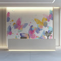 Butterfly Swarm Mural Wallpaper — Whimsical Watercolor Art Mural Wallpaper - room preview 02