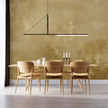 Gilded Nebula Mural Wallpaper — Soft Atmospheric Gold Mural Wallpaper - room preview 02