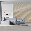 Desert Dune Mural Wallpaper — Minimalist Sculptural Curves Mural Wallpaper - room preview 02