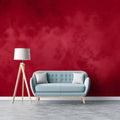 Crimson Cloud Mural Wallpaper — Rich Abstract Texture Mural Wallpaper - room preview 02